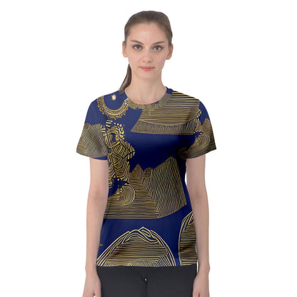 African | Ethnic | Women's Sport Mesh Tee