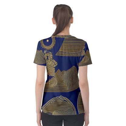 African | Ethnic | Women's Sport Mesh Tee