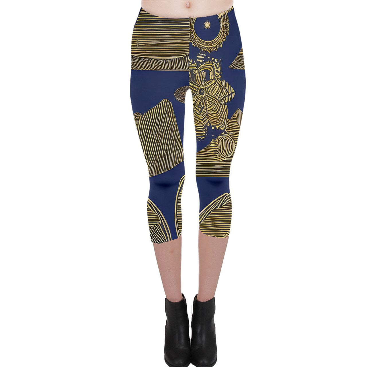 African | Ethnic Capri Leggings