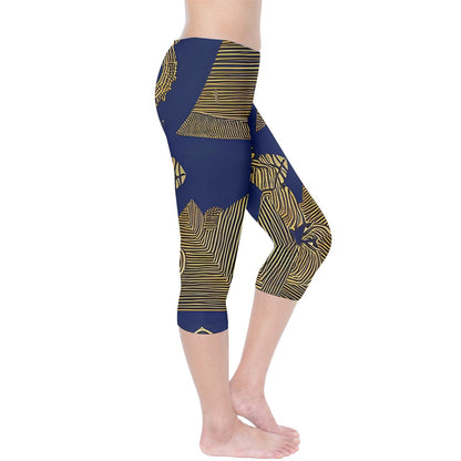 African | Ethnic Capri Leggings