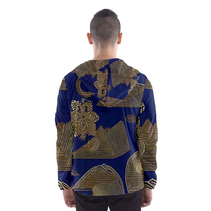 African | Ethnic | Men's Hooded Windbreaker