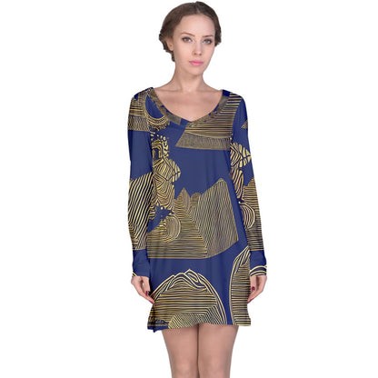 African | Ethnic | Long Sleeve Nightdress