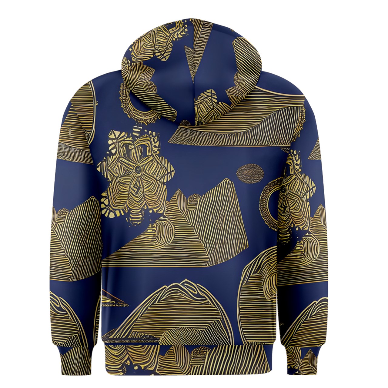 African | Ethnic  Men's Zipper Hoodie