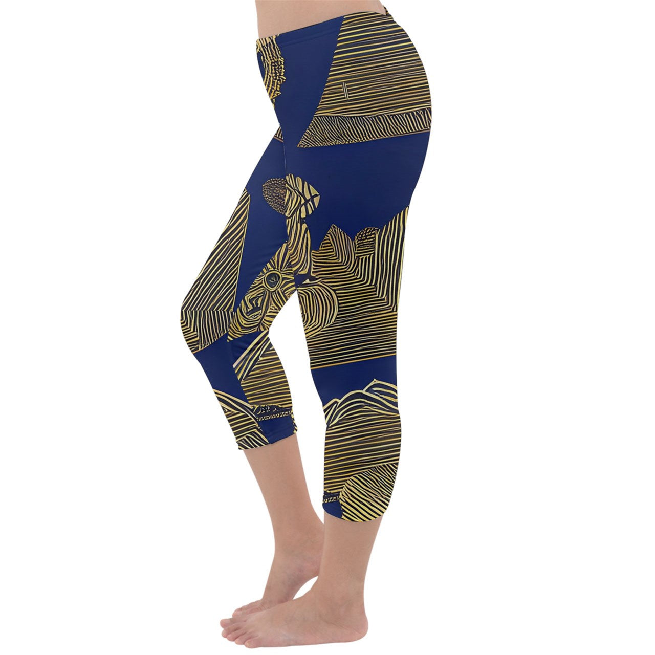 African | Ethnic  Capri Winter Leggings