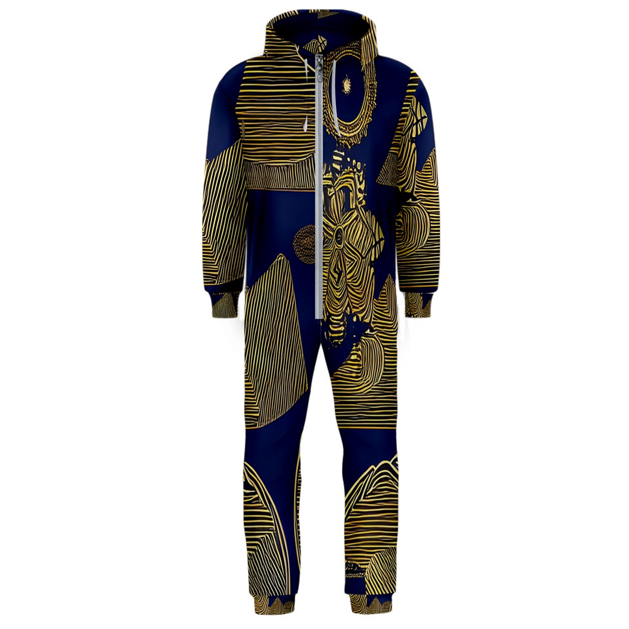 African | Ethnic | Hooded Jumpsuit (Men)