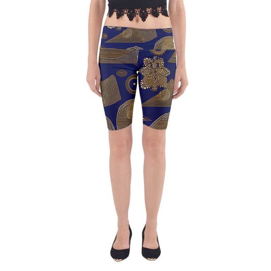 African | Ethnic | Yoga Cropped Leggings