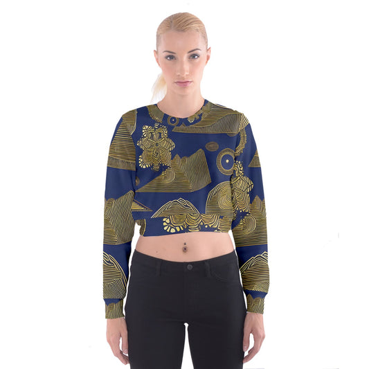 African | Ethnic | Cropped Sweatshirt