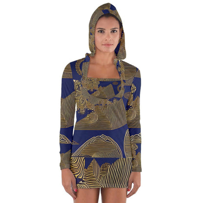 African | Ethnic | Long Sleeve Hooded T-shirt