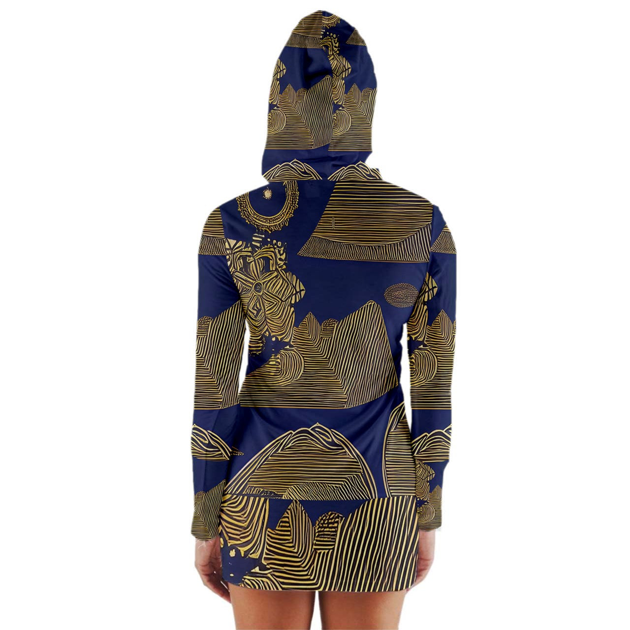 African | Ethnic | Long Sleeve Hooded T-shirt