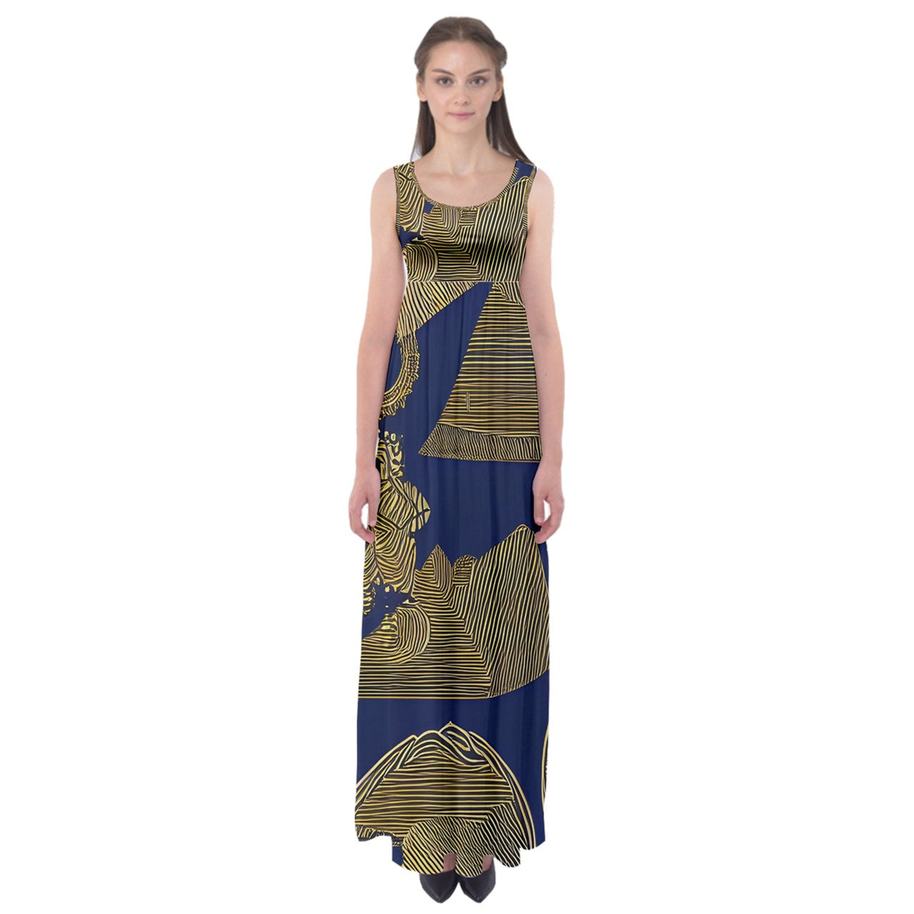 African | Ethnic | Empire Waist Maxi Dress