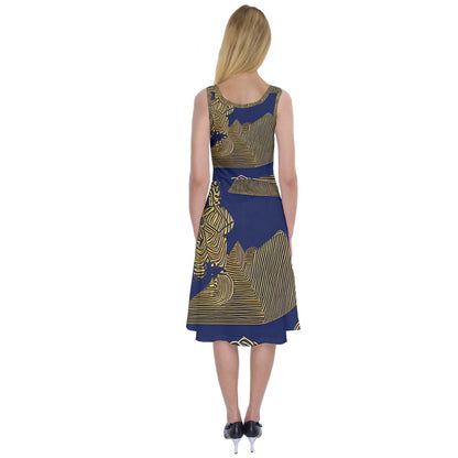 African | Ethnic  Midi Sleeveless Dress