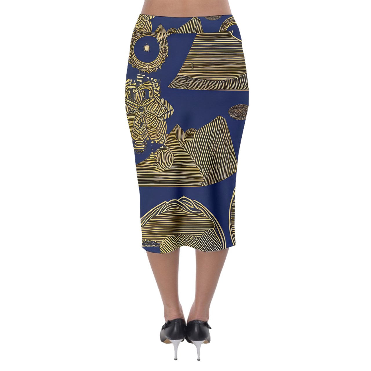 African | Ethnic | Midi Pencil Skirt