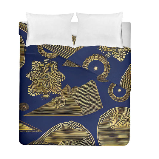 African | Ethnic - Duvet Cover - Double Side (Full/ Double Size)