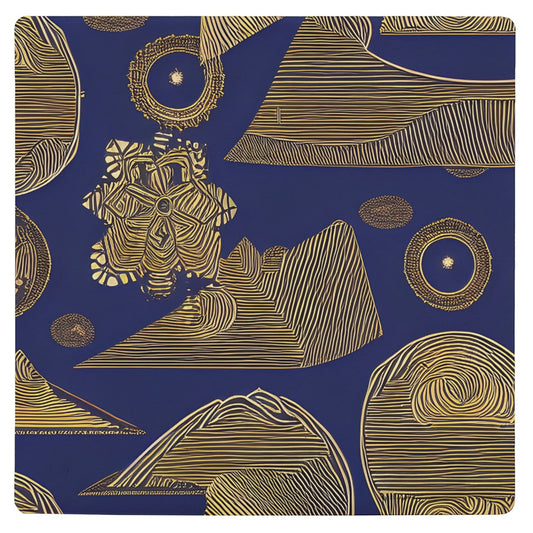 African | Ethnic UV Print Square Tile Coaster