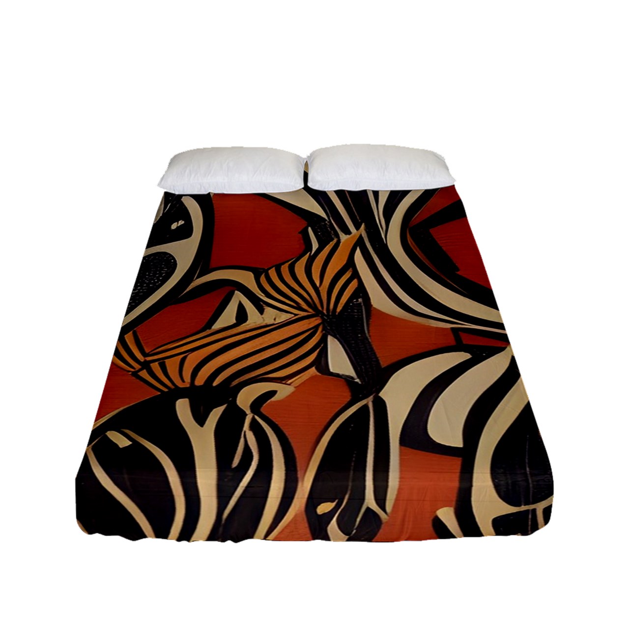 African - Ethnic | Fitted Sheet (Full/ Double Size)