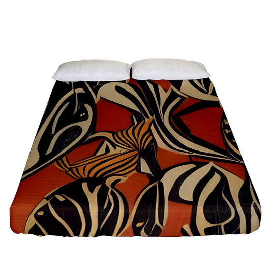 African - Ethnic | Fitted Sheet (Queen Size)