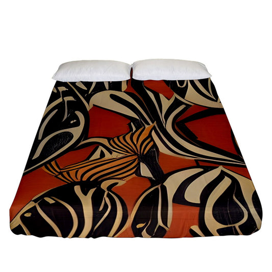 African - Ethnic | Fitted Sheet (King Size)