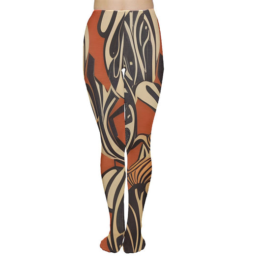 African - Ethnic Tights 3XL