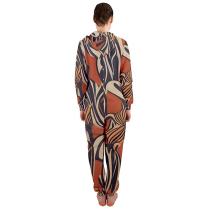 African - Ethnic Hooded Jumpsuit (Ladies)