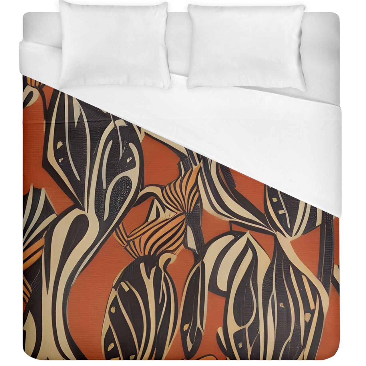 Exquisite African Ethnic King Size Duvet Cover for Home Decor