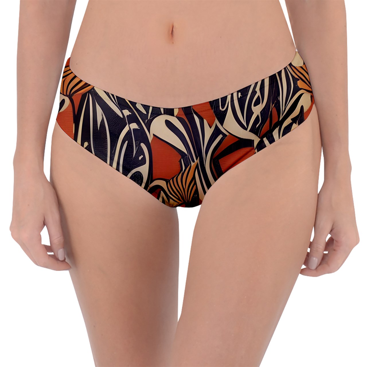 African - Ethnic Reversible Classic Bikini Bottoms