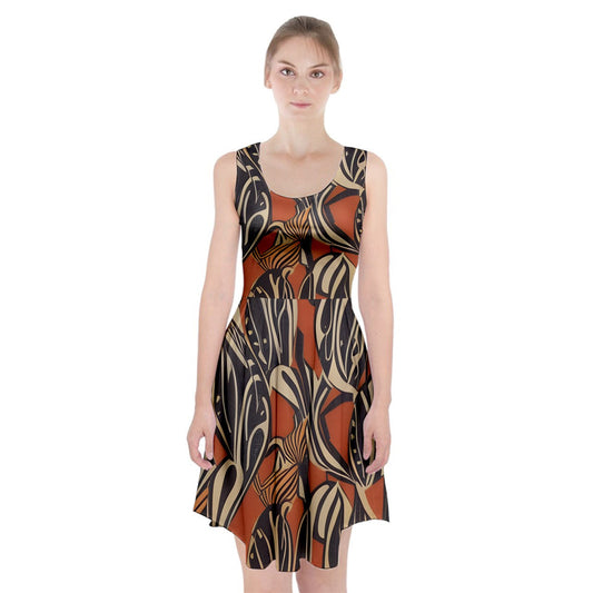 African - Ethnic Racerback Midi Dress