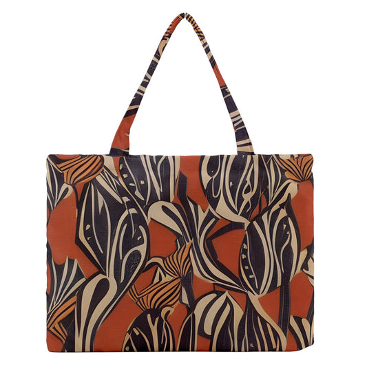 African - Ethnic Zipper Medium Tote Bag