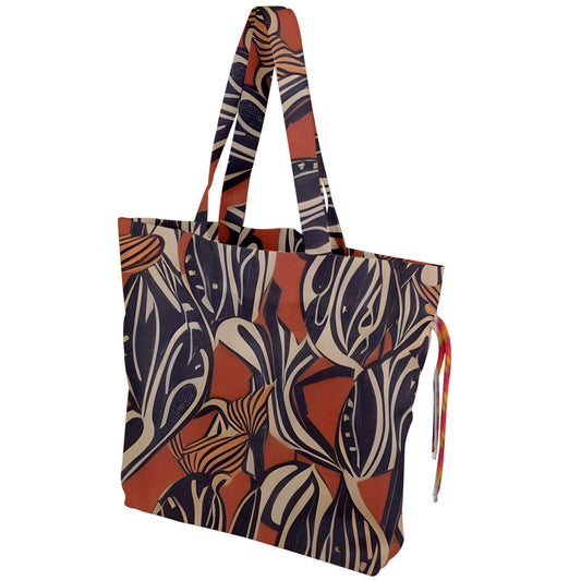 African - Ethnic | Drawstring Tote Bag