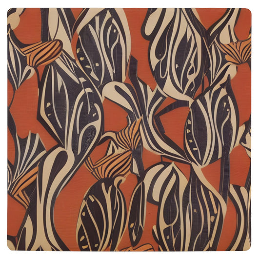 African - Ethnic UV Print Square Tile Coaster