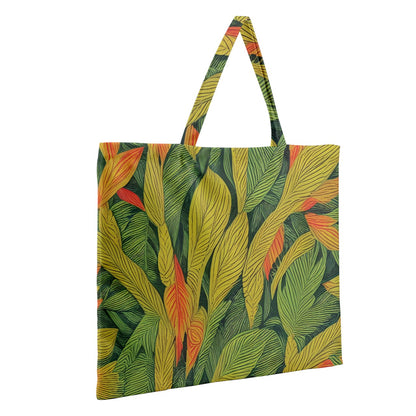 Indian Shot Zipper Large Tote Bag