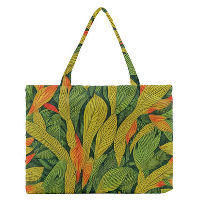 Indian Shot Zipper Medium Tote Bag