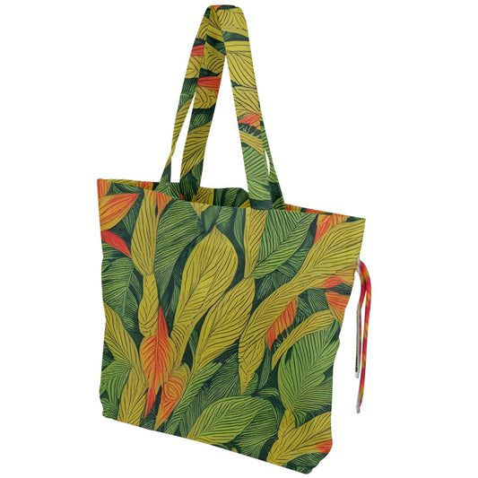 Indian Shot Drawstring Tote Bag