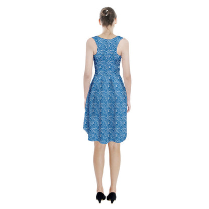 Blue Wind Racerback Midi Dress