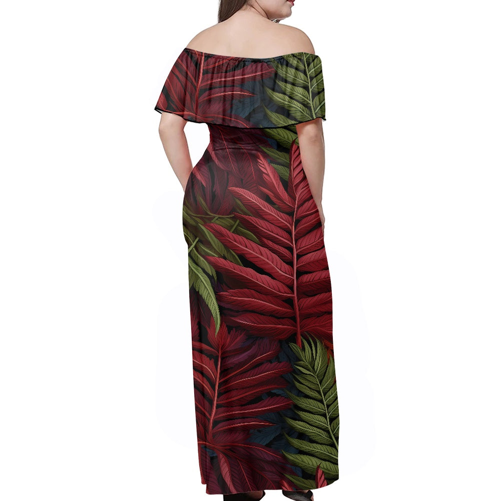 Women's Off The Shoulder short sleeve dress