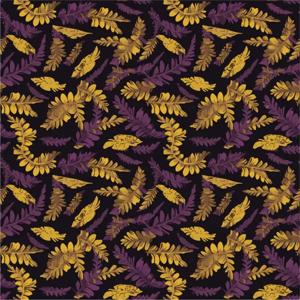 Lauae Purple and Yellow Women Off-shoulder Dress