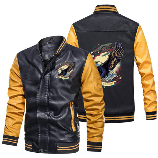 Dare to be Different with Freedom Flyer Leather Bomber Jackets up to 4XL