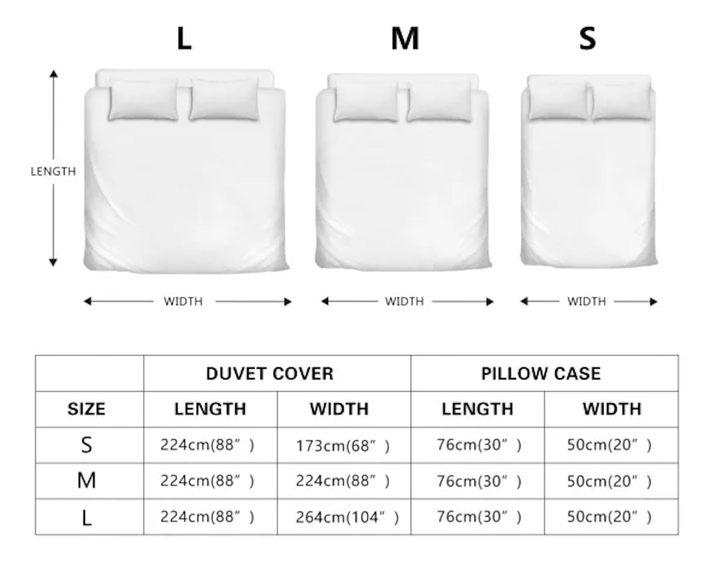 3 Pcs Beddings - Black - Luxtrini, LLC