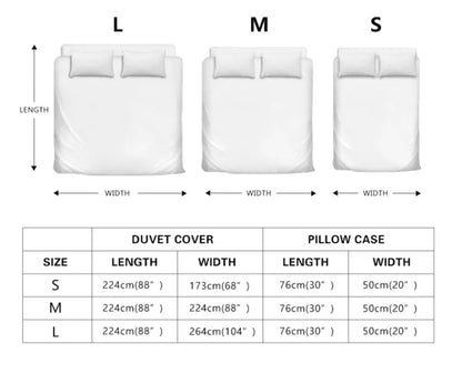 3 Pcs Beddings - Black - Luxtrini, LLC