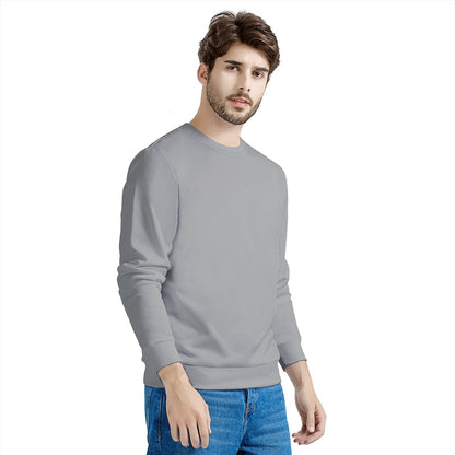 Silver Gray Men's Sweatshirt