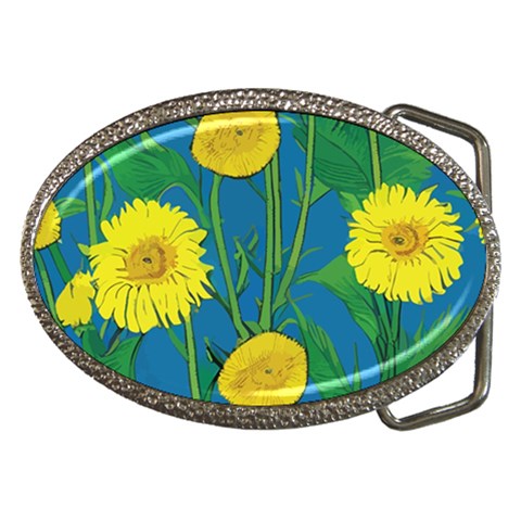 Sunflower Belt Buckle