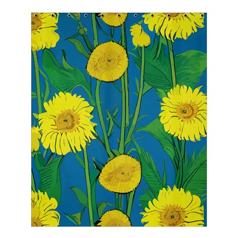 Sunflower Shower Curtain 56" x 72" (Large)