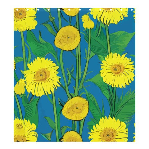 Sunflower Shower Curtain 59" x 72" (Large)