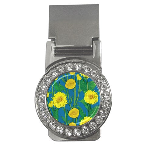 Sunflower Money Clip (CZ)