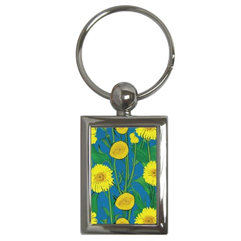 Sunflower Key Chain (Rectangle)