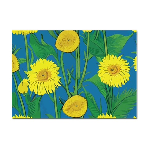 Sunflower Sticker (A4)