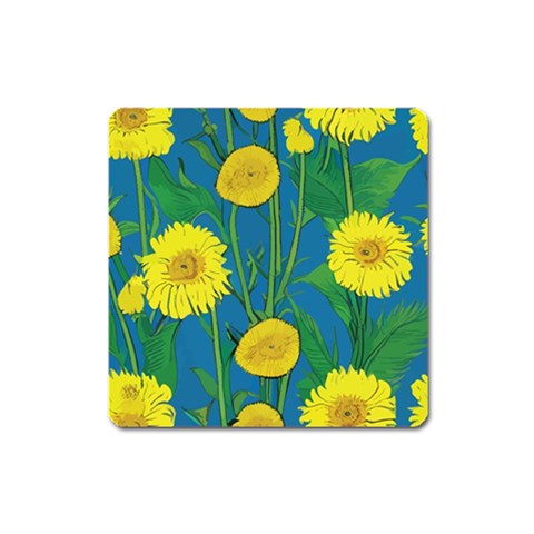 Sunflower Magnet (Square)