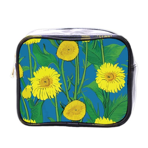 Sunflower Mini Toiletries Bag (One Side)