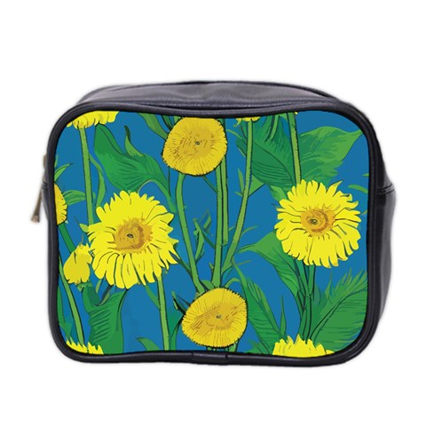 Sunflower Mini Toiletries Bag (Two Sides)