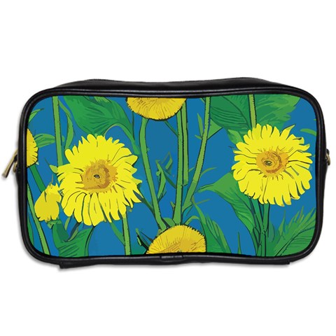 Sunflower Toiletries Bag (Two Sides)