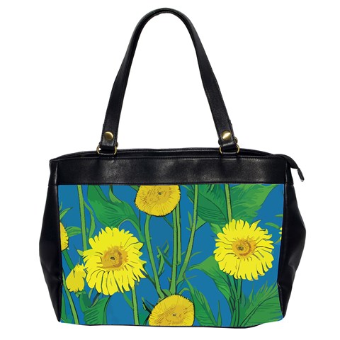 Sunflower Oversize Office Handbag (2 Sides)